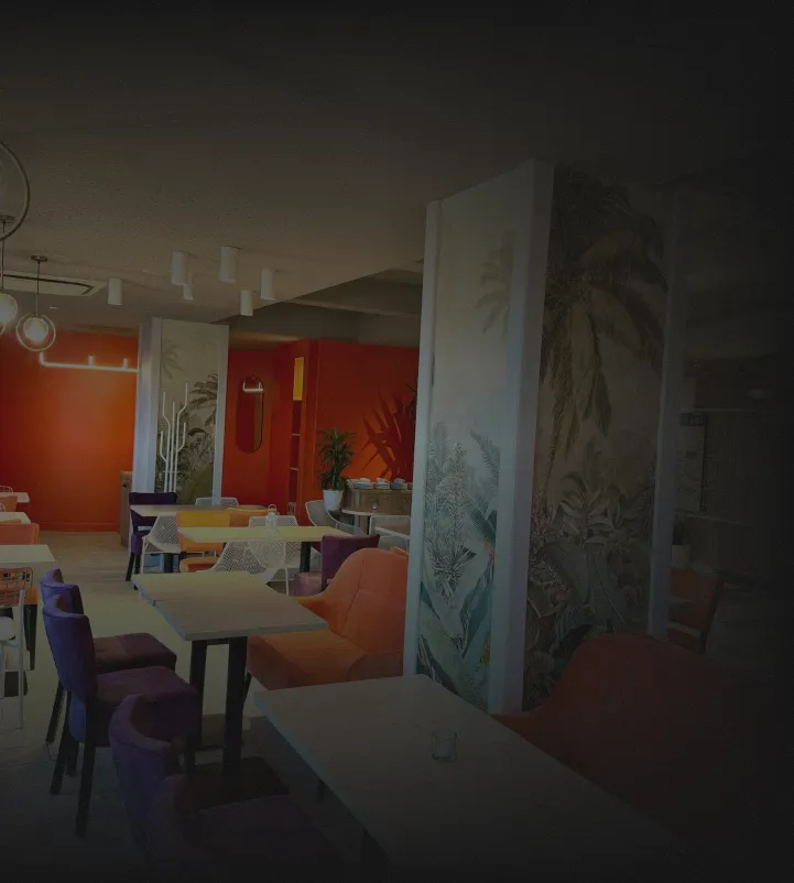 Peinture d'un restaurant à Caen