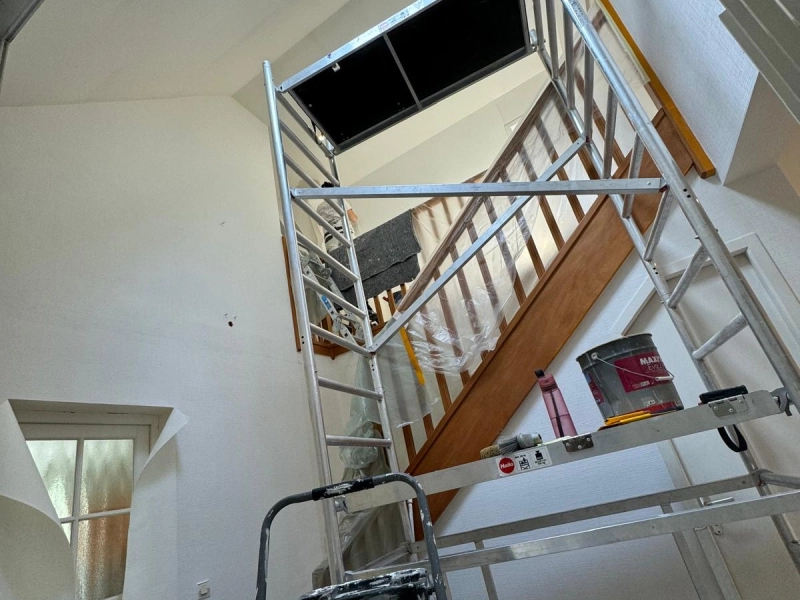 Peinture d'un hall d'entrée d'une maison à Caen