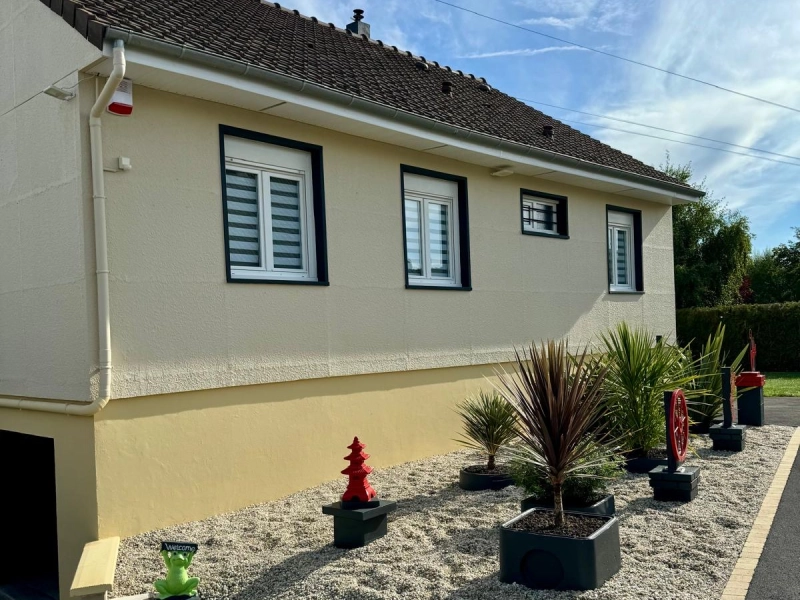 Peinture extérieure d'une maison en Normandie